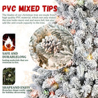 PVC Christmas Tree, Christmas Decorations, With Colored Lights